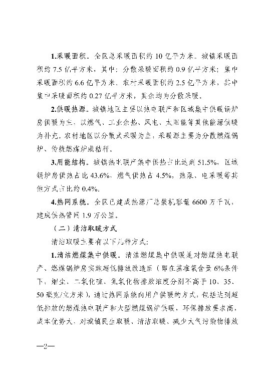 清洁取暖
