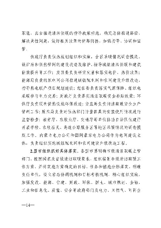 清洁取暖