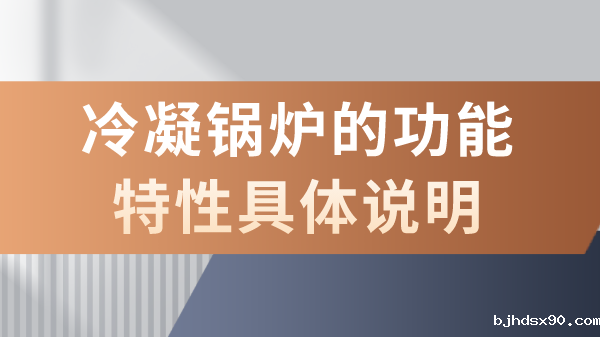 冷凝锅炉的功能特性具体说明